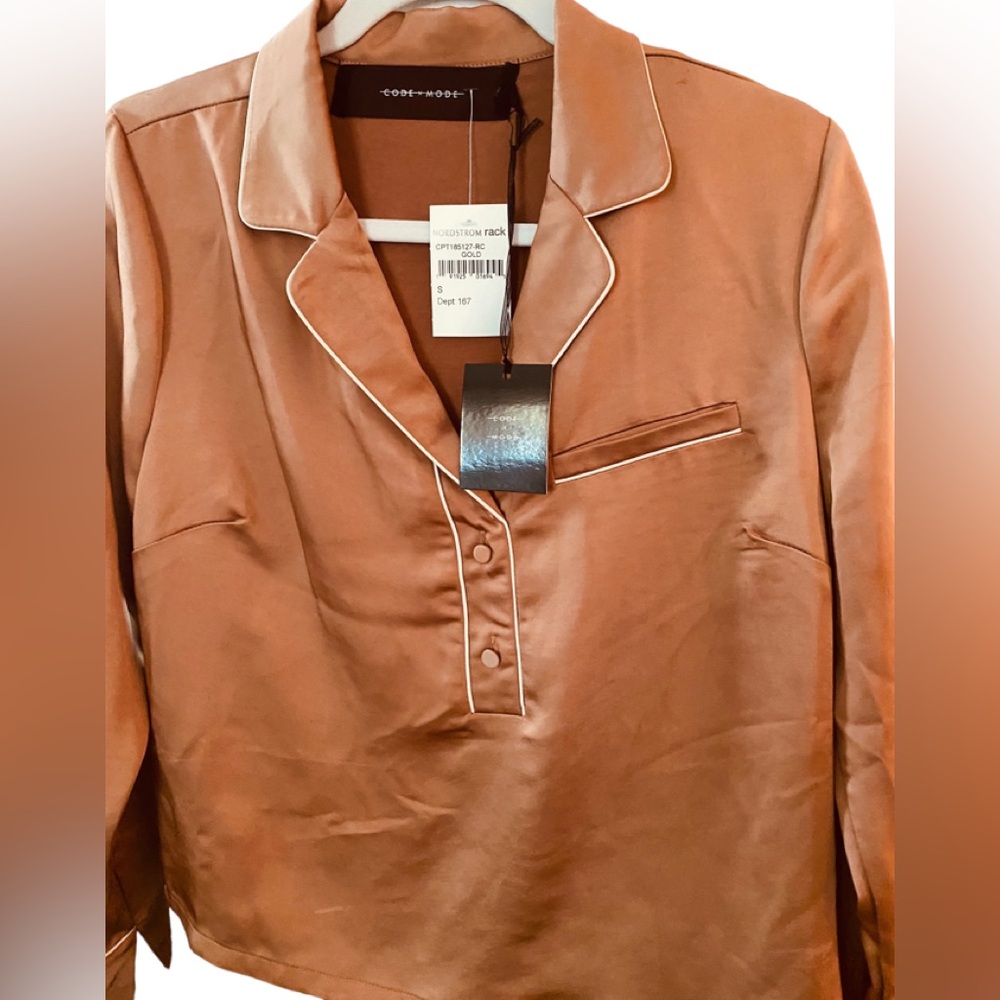 Code Moda “waist stop” top